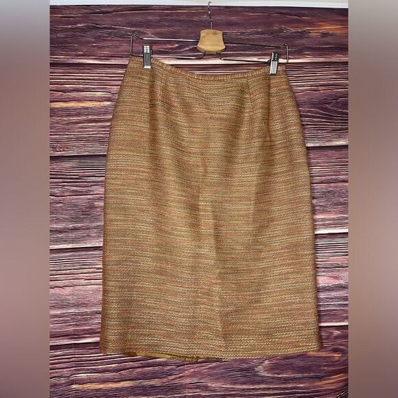 Lafayette 148 New York Tweed Pencil Skirt. Size 8. - Picture 1 of 7
